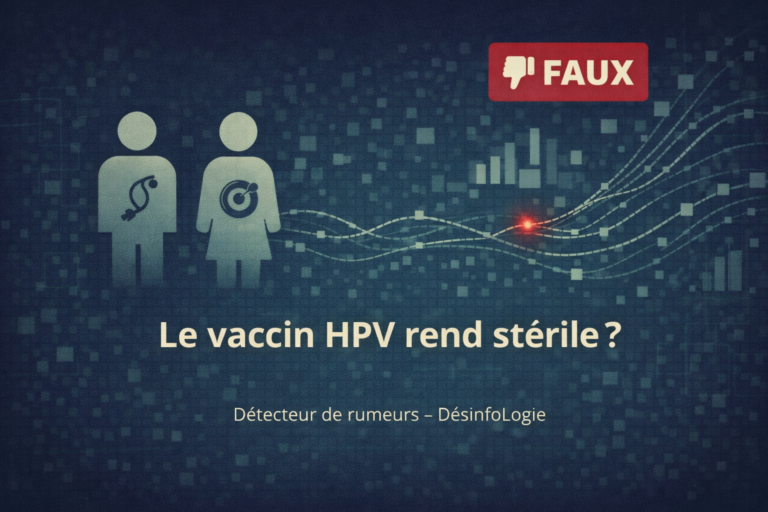 Le vaccin HPV ne rend pas stérile (INSERM)